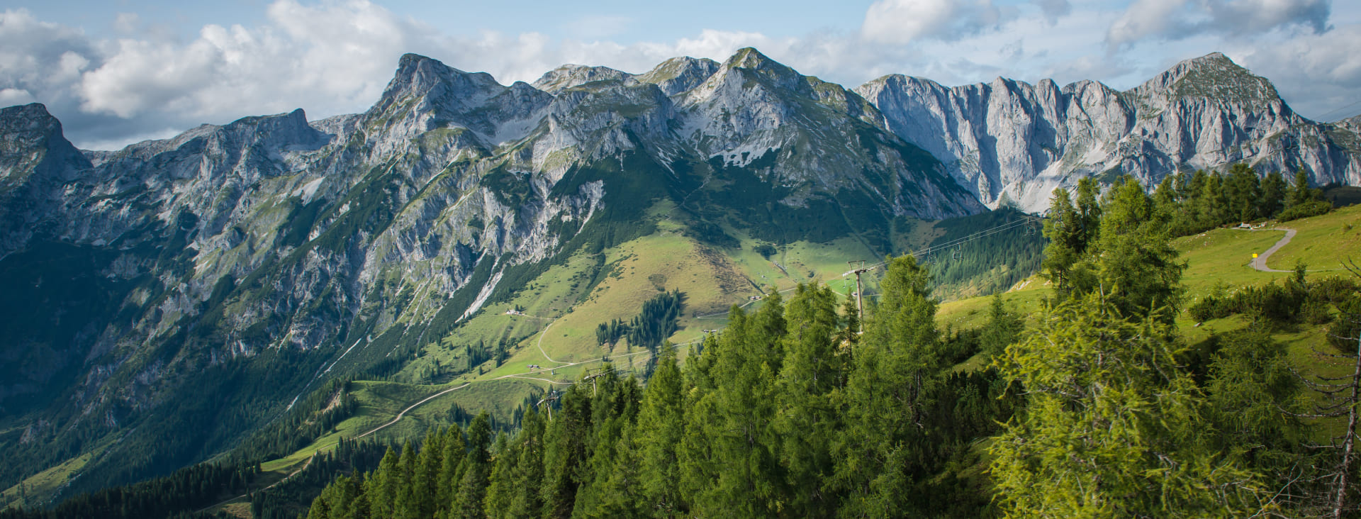 Sommerliche Alpenlandschaft in der Region Werfenweng in Salzburg. (c) TVB Werfenweng Christian Schartner
